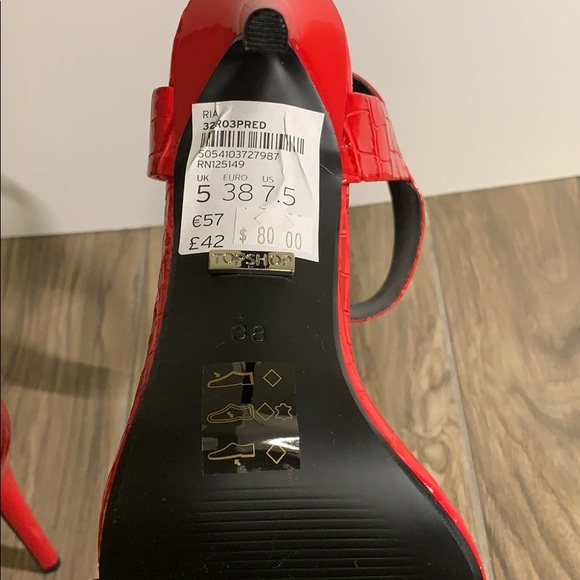 Topshop Ria ankle strapped scandal heels 👠 - Picture 4 of 4